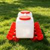 Semi-Automatic Chicken Waterer Cups Water Dispenser With10 Packs Large Chicken Water Feeder, Poultry Waterer Suitable for Duck, Chicks, Goose, Turkey