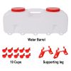 Semi-Automatic Chicken Waterer Cups Water Dispenser With10 Packs Large Chicken Water Feeder, Poultry Waterer Suitable for Duck, Chicks, Goose, Turkey