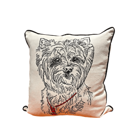 YORKSHIRE TERRIER DOG PILLOW