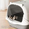 Fully Enclosed Cat Litter Box â€“ Effectively Filters Cat Litter, Easy to Add & Clean Litter, Removable Design for Easy Cleaning