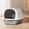 Fully Enclosed Cat Litter Box â€“ Effectively Filters Cat Litter, Easy to Add & Clean Litter, Removable Design for Easy Cleaning