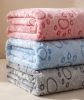 Dog Blankets for Dogs, 3 Pack Dog Blanket Washable 23" x 16", Fuzzy Soft Pet Mat Throw Cover for Kennel Crate Bed, Cute Paw Pattern, Cat Blanket